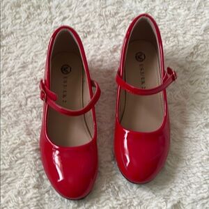 Red Patent Mary Jane Kids Shoes